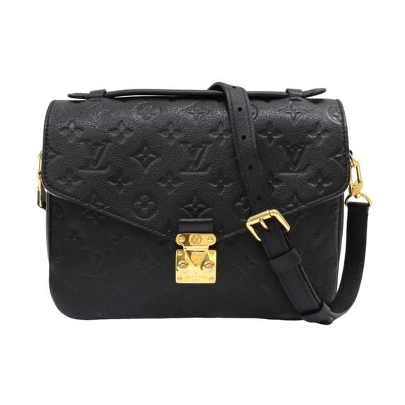 Louis Vuitton  Pochette Metis MM Shoulder Bag Monogram Empreinte Noir Bag - Picture 1 of 8
